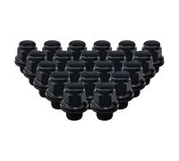 Wheel lug bolts Compatible With Toyota For Corolla For Avalon For Highlander M12x1.5 37mm Length 21mm Hex Black Wheel Lug Nuts