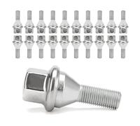 Wheel Lug Bolts M12x1.25 for 2014-2022 Jeep Cherokee, 20pcs Upgrade 19mm Hex Length 28mm, Replace# 611-005 Compatible with Dodge Dart, Compass, Renegade, Chrysler