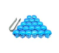 Wheel Lug Nut Cap 17 19 21mm For Suzuki For Esteem For Forenza For Forsa | 20Pcs Car Wheel Nut Cap Screw Housing Decoration(Blue,17mm)
