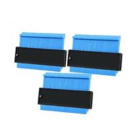 Wheel Marking Gauge 1-3Pcs Contour Gauge Duplicator Profile Measuring Angle Ruler Measuring Tool Contour Gauge Line Wood Marking Tool(3Pcs Blue 5inch)
