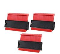 Wheel Marking Gauge 1-3Pcs Contour Gauge Tool Shape Contour Gauge Duplicator Gauge Shape Outline Tool for Woodworking Flooring Measure(3Pcs Red 5inch)