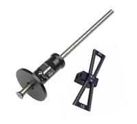 Wheel Marking Gauge Dovetail Jig Wheel Marking Gauge Tool Set Woodworking Scriber Aluminum Alloy Linear Drawing Mortise Measuring(2pcs Set)