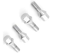 Wheel nut bolts Compatible With Dodge For Dart 1.4L 2.0L 2.4L 2012 2013 2014 2015 2016 4x Silver Wheel Lug Bolts Nuts M12x1.25 28mm 17mm Hex
