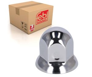 Wheel Nut Cover Stainless Steel Silver Fits Universal Febi 182481
