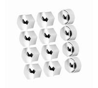 Wheel Nut Covers Lug Nut Cover Kit 17mm EVGATSAUTO 20Pcs Anti-Theft Screw Caps Black Universal Hub Dust Protective Covers for Car Rim PA66 Nylon with Installation Clip