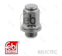FEBI BILSTEIN Wheel Nuts 26586 Flat Seat 21 TOYOTA: Avensis II Station Wagon, Corolla VIII Compact, Land Cruiser Prado 120, LEXUS: SC II Convertible