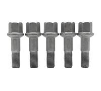 Wheel Nut Lug Bolt Compatible With Benz For W201 1982-1993 For W168 1997-2004 For W202 1993-2000 5X Car Wheel Bolts Silver Truck Parts 0009901007 0009904807