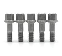 Wheel Nut Lug Bolt Compatible With Benz For W201 1982-1993 For W168 1997-2004 For W202 1993-2000 5X Car Wheel Bolts Silver Truck Parts 0009901007 0009904807