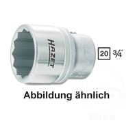 HAZET 1000Z-36 61.5 mm 12-Point Profile Socket - Chrome-Plated/Polished