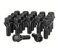 Wheel Nut Stud Bolts Compatible With BMW For E46 E90 E39 E60 E53 20Pcs 12x1.5 Lug Bolts 12mmx1.5 Wheel Bolts Studs 28mm Shank 36136781150 36131095390