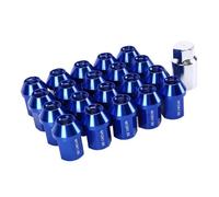 Wheel Nut Stud Bolts Compatible With Mitsubishi For Eclipse For Cross For Grand For Lancer 20pcs M12x1.5 Wheel Lug Nuts 35mm Closed End Tire Lug Nuts(Blue)
