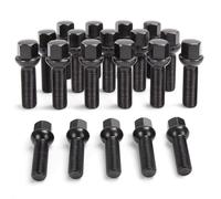 Wheel Nut Stud Bolts Compatible With VW For Golf For Beetle For Tiguan M14x1.5 Extended Lug Bolts 40mm/45 Shank Length Ball For Seat Wheel Bolts 20pcs(40mm)