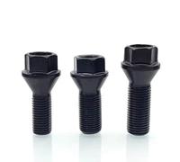 Wheel Nuts,Locking Wheel Nuts 4pcs M12 X 1.5 M14 X 1.25 M14 X 1.5 Black Wheel Locking Lug Bolt Nut Steel 36136781151 Fit use for BMW X3 X5 E70 E71 F20 F25 X5 X6(M12X1.5)