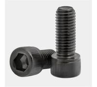 Wheel Nuts,Locking Wheel Nuts 5pcs/100pcs DIN912 Grade12.9 black hexagon Hex Socket allen Head Cap Screw M1.4 M1.6 M2 M2.5 M3 M3.5 M4 M5 M6 M7 M8(X16mm,M4 10pcs)