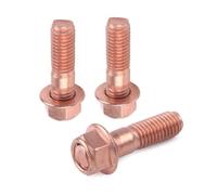 Wheel Nuts,Wheel Bolts,Locking Wheel Nuts Alloy Steel M10 x 1.5 Threaded Turbo Stud Screw Flange Nuts Kit Fit Fit use for T3 T4 T5 T6 Turbocharger Accessories