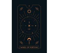 Wheel Of Fortune Tarot Card Notebook: Tarot Journal, Diary and Composition Book. 100 Lined Pages - 6''x 9''. Ideal Gift For Anyone Who Loves The Tarot