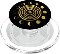 Wheel of Hecate and Moons PopSockets PopGrip for MagSafe