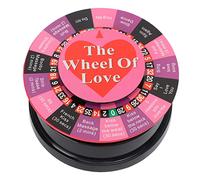 Wheel of Love Game - Fun Turntable Sex Game for Couples with 17 Ways for Playing Games, Portable Party Game Gift Bundle, Adult Board Game