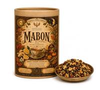 Wheel of the Year Ritual Tea Collection | 100g Loose Leaf Herbal Teas | 8 Sabbat Blends | Premium Botanical Tea in Reusable Canister | Pagan & Wiccan Seasonal Tea | Phoenix Candle Company (MABON)