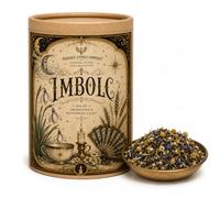 Wheel of the Year Ritual Tea Collection | 100g Loose Leaf Herbal Teas | 8 Sabbat Blends | Premium Botanical Tea in Reusable Canister | Pagan & Wiccan Seasonal Tea | Phoenix Candle Company (IMBOLC)