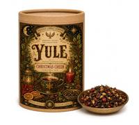 Wheel of the Year Ritual Tea Collection | 100g Loose Leaf Herbal Teas | 8 Sabbat Blends | Premium Botanical Tea in Reusable Canister | Pagan & Wiccan Seasonal Tea | Phoenix Candle Company (YULE)