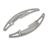 Wheel paddle shift Compatible With BMW For M3 F80 M4 F82 F83 For M5 F10 2014 2015 2016 2017 Steering Wheel Shift Paddle Extension Cover Paddle Shifter(Silver)