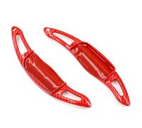 Wheel paddle shift Compatible With Toyota For Corolla Hatchback 2019 2020 2021 2022 Car Interior Steering Wheel Shift Paddle Shifter Extension Cover Trim(Red)