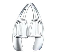 Wheel Paddle Shifters Compatible With A3 For S3 S4 A5 S5 Q2 For Q5 2017 Car Shifter Paddle Extension Steering Wheel Gear Shift Paddle 2pcs Parts(Silver)