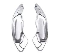 Wheel Paddle Shifters Compatible With Volvo S60L 2014-2016 V60 2012-2016 XC60 2009-2016 For S80 For XC70 V40 Car Steering Wheel Paddle Shifter Extension Sticker(Silver)