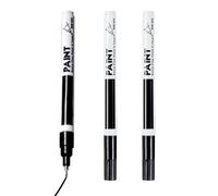 Wheel Paint Pen Kit, Slim Auto Repair, 3pcs Scratch Remover with Strong Build, Car Accessory with Modern Style, Sleek Look Rim Organizer for Professional Automotive Curb Rash Scuff Scratch Repair