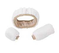 Wheel Protector 3pcs/Set Warm Faux Steering Wheel Cover Fur Fluffy Thick Auto Car Steering Wheel Plush Cover Soft Decoration Car Steering Wheel Covers(Silver.)