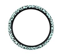 Wheel Protector Cover Car steering wheel cover leopard print goddess inside the breathable non-slip no inner ring handlebar