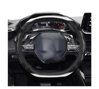 Wheel Protector Cover For 2008 I II 2013-2022 PU Leather Car Steering Wheel Cover Slip Steering Wheel Protector Auto Steering Wheel Cove(B- White)