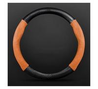 Wheel Protector Cover For A1 A3 A4 A5 A6 A7 A8 Q2 Q3 Q5 Q7 Q8 R8 TT SLINE Car Steering Wheel Cover Breathable Leather Auto Steering Wheel Cove(Silver ECX224000S)