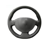 Wheel Protector Cover For Megane 2 2003-2008 For Kangoo 2008 For Scenic 2 2003-2009 Car Steering Wheel Cover Leather Steering Wheel Cover Auto Steering Wheel Cove(Dark Gray Thread)