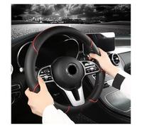 Wheel Protector Cover Full Stitching Line Car Steering Wheel Cover Three-dimensional Anti Slip Timple And Four Season Steering Protective Case Cover(Beige)