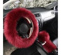 Wheel Protector Luxury Plush Steering Wheel Cover Soft Faux Fur Winter Protector For Car Steering Wheel Beautiful And Diverse Steering Wheel Covers(N)
