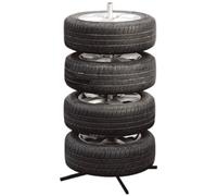 Tyre Tree Rack for 4 Wheels Wheel Tree Tyre Stand Tire Storage Stand 1,05m New