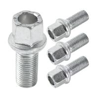 Wheel Replacement Bolts Compatible With VW For Golf For MK3 For MK4 For MK5 For MK6 For MK7 1991 4x Car Wheel Bolts Lug Nuts M14x1.5 28mm Thread Radius