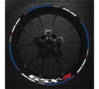 Wheel Rim Decoration Decal Motorcycle Rim Tape Sticker for Suzuki Gsxs125 Gsx-s125 Gsx S125 Stripe Film Wheel Reflective Decal Paper Decals Motorbike Wheel Hub Sticker(Color 3)