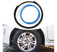 Wheel Rim Guard Strips Made of PVC with Dual Layer Physical Design to Reduce Scratching and Environmental Degradation (Red)
