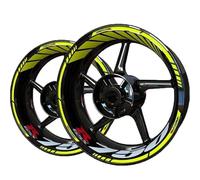 Wheel Rim Sticker Motorcycle Wheel Sticker Rim Decal Set for Suzuki GSXR 750 GSXR750 Waterproof Strip Tape Decoration Accessories Stickers Set(Color 4)