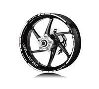 Wheel Rim Sticker Reflective Waterproof Decals Stickers Motorcycle Tire Stickers Wheel Stripes for BANDIT 650 for Bandit 650 Bandit650 All Years(White)
