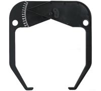 Wheel Rim Width Caliper 30-375mm Tyre Balancing with Dual Scale for Accurate Measurement Black Plastic