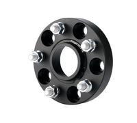 Wheel Rims Spacers 1 Pc For Range For Rover For Evoque LR2 Car Wheel Spacer Adapter Aluminum PCD 5x108 CB 63.4 M14x 1.5 Screw Strength 12.9 Wheel Spacer Adapter(1 piece Black 25mm)