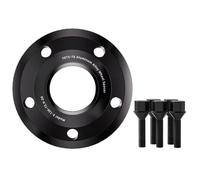 Wheel Rims Spacers 2/4 Piece Q7 5x112 66.6 M14 X 1.5 Hub Centric Black Forged Wheel Spacer Flange Plate 15/20/25/30/35mm Hubcentric Wheels Spacer(4x 20mm)