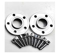 Wheel Rims Spacers 2pcs For MG For Ruiteng 15mm 5x112 57.1 Car Wheel Spacers 10pcs 14x 1.5 Ball Type Bolts Aluminum Wheel Spacer Adapter(15mm Silver)