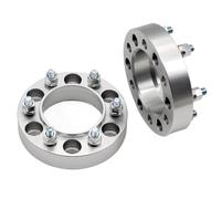 Wheel Rims Spacers 2Pieces For Toyota For Tundra For Land For Cruiser LC300 M14x1.5 PCD 6x139.7 CB 95.1mm Wheel Spacers Adapter 6 Lug Suit Hubcentric Wheels Spacer(2x 45mm)