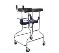 Wheel Rollator Standing Support Walking Frame, for Adult, Heavy Duty Adjustable Height Walking Aids with 4 Lockable Universal Wheels, Seat Cushion, Armpit, Armrest,Standard