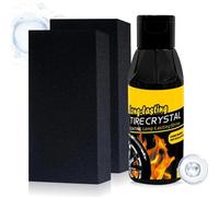 Wheel Shine,High Gloss Long Lasting Protective Restorer with Sponge | Wheel Coating Restoration Kit | for Trucks Vehicles Motorcycles Rvs Automotives